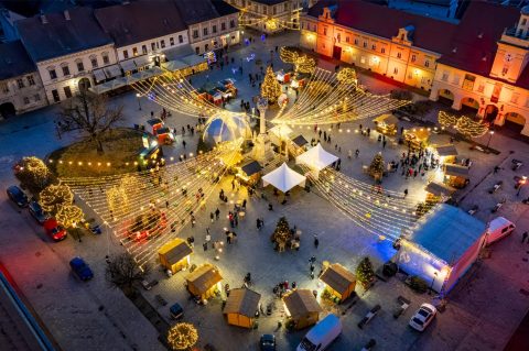 Advent u Osijeku iz zraka