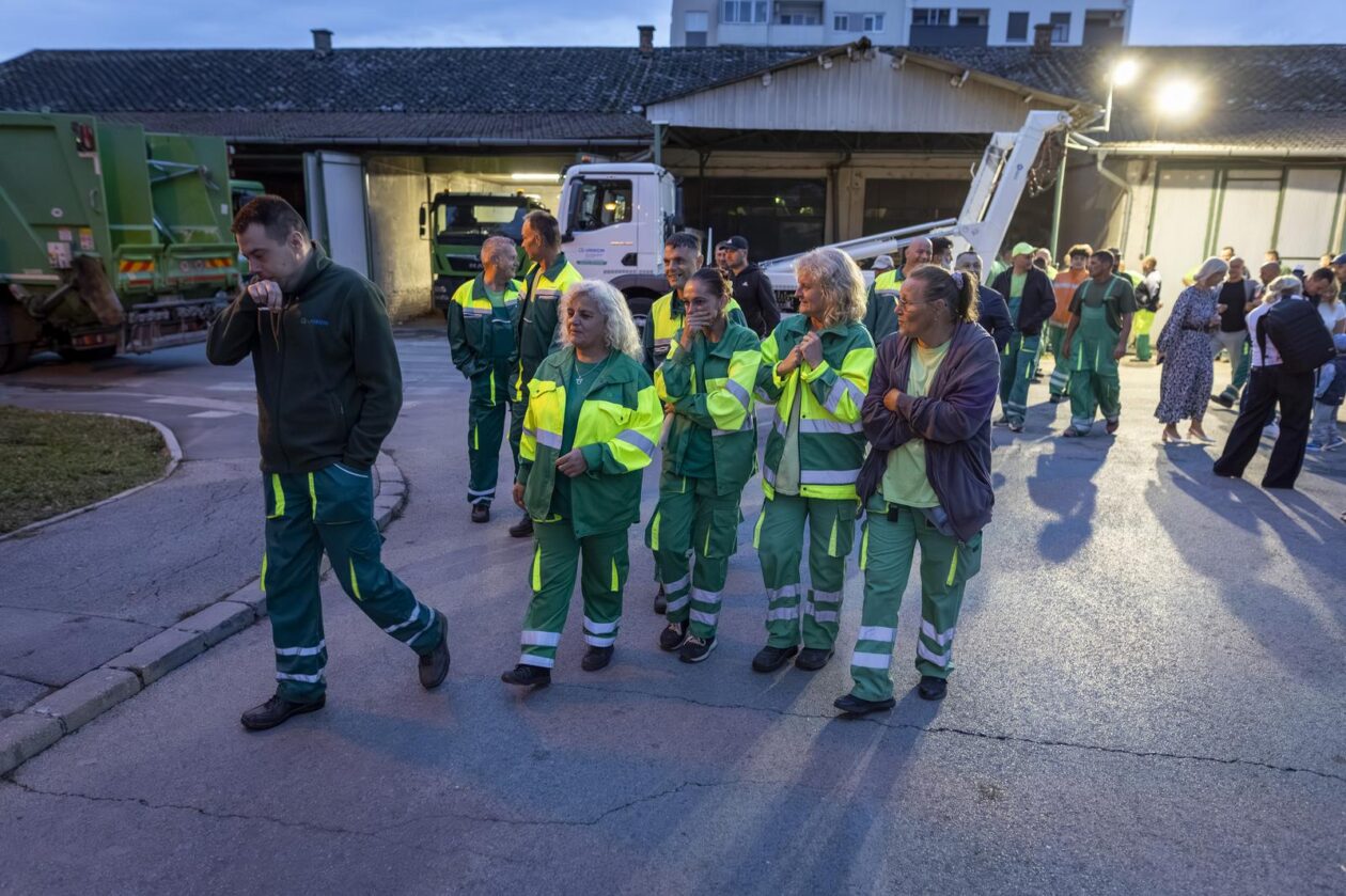 Gradonačelnik obišao radnike Unikoma Gradonačelnik obišao radnike Unikoma