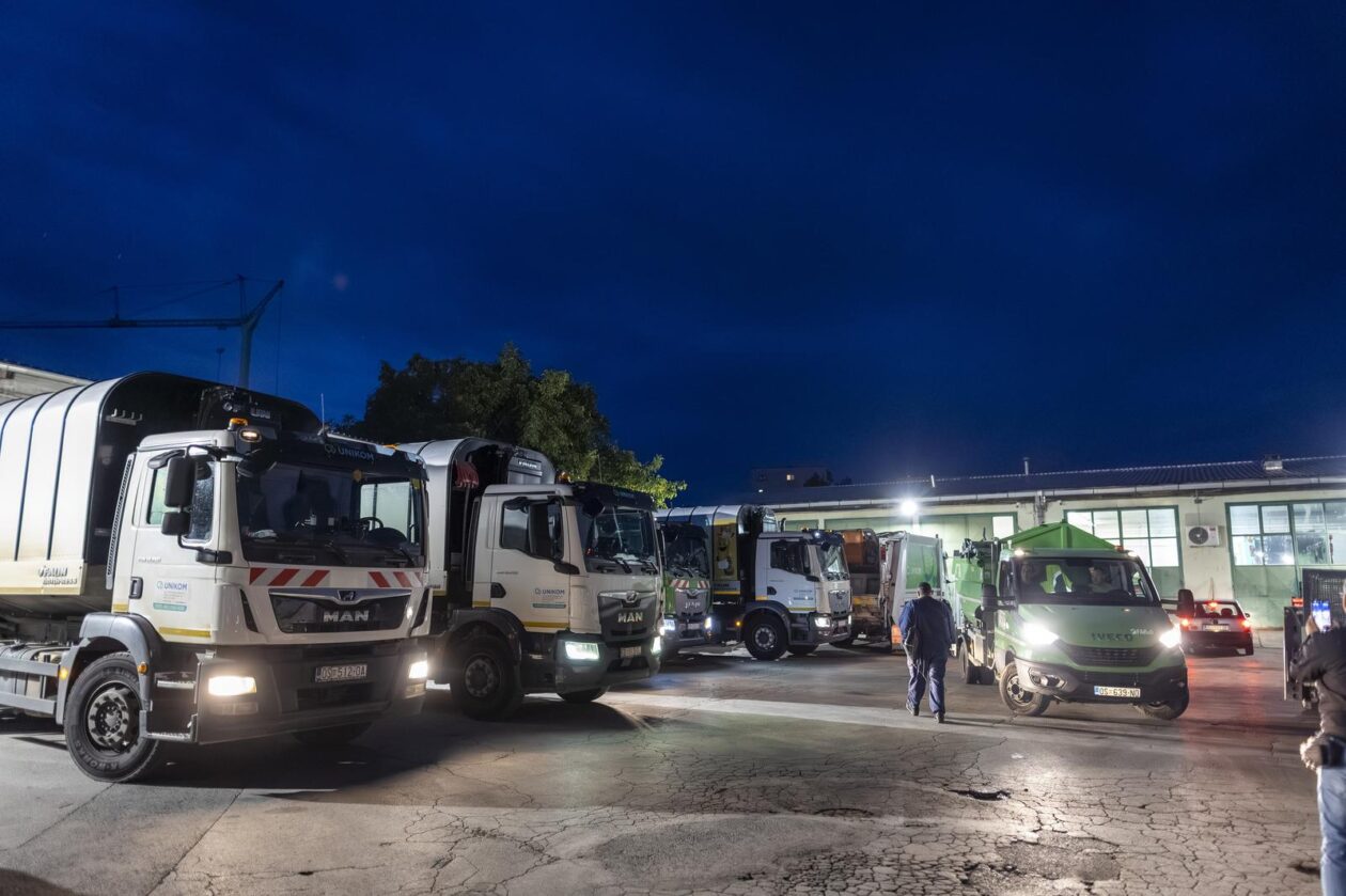 Gradonačelnik obišao radnike Unikoma Gradonačelnik obišao radnike Unikoma