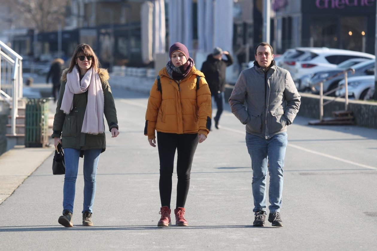 hladna zimska šetnja