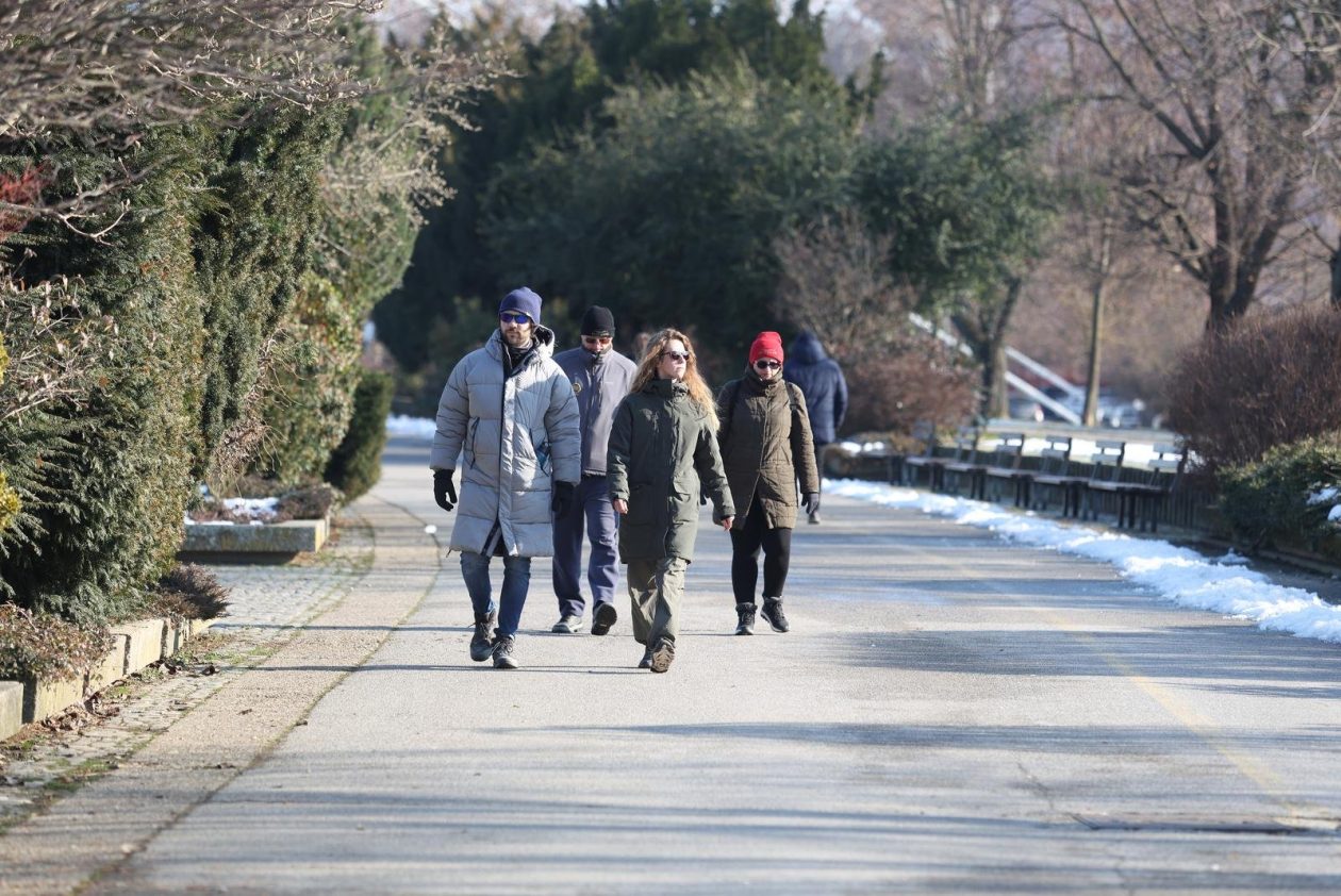 hladna zimska šetnja