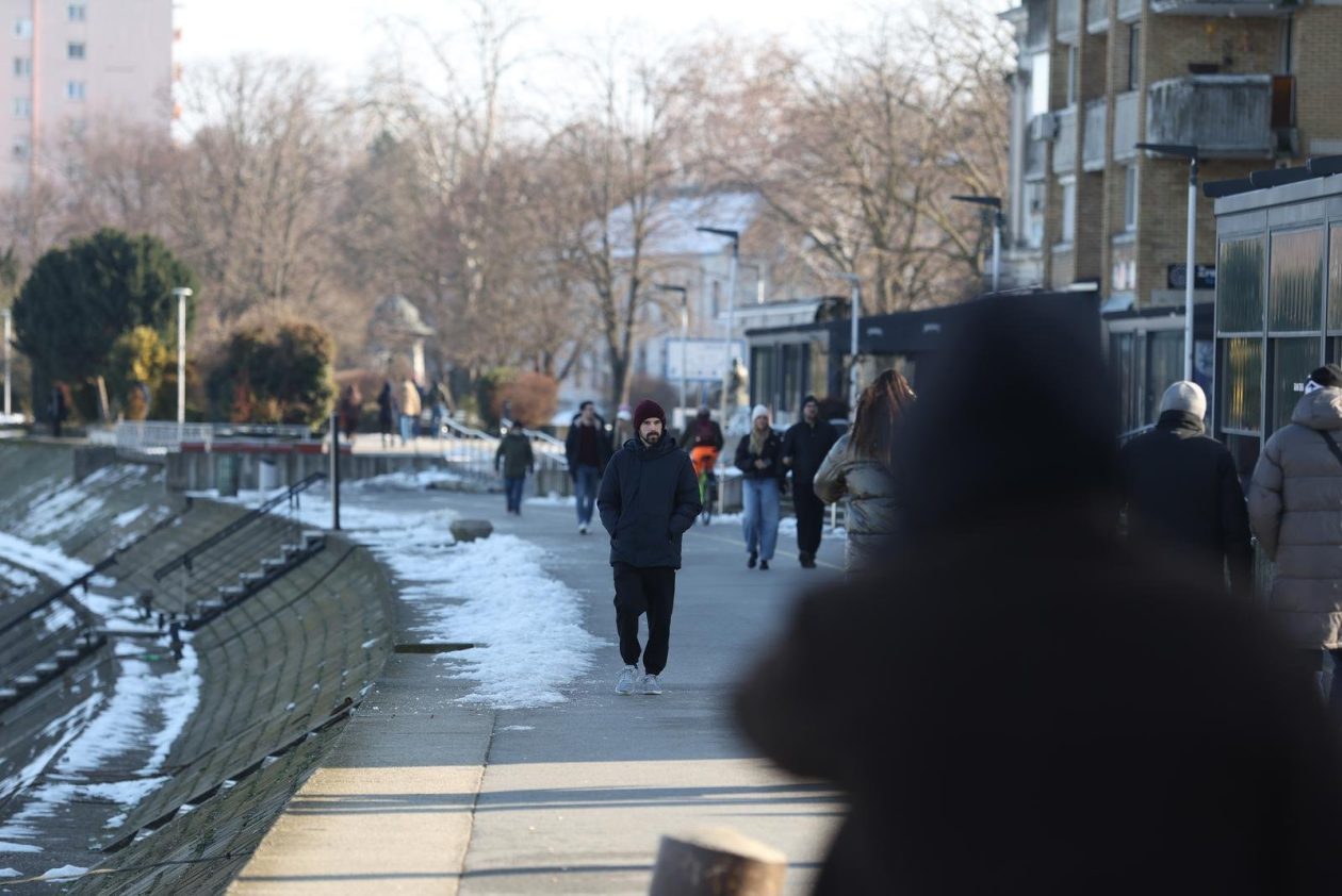 hladna zimska šetnja