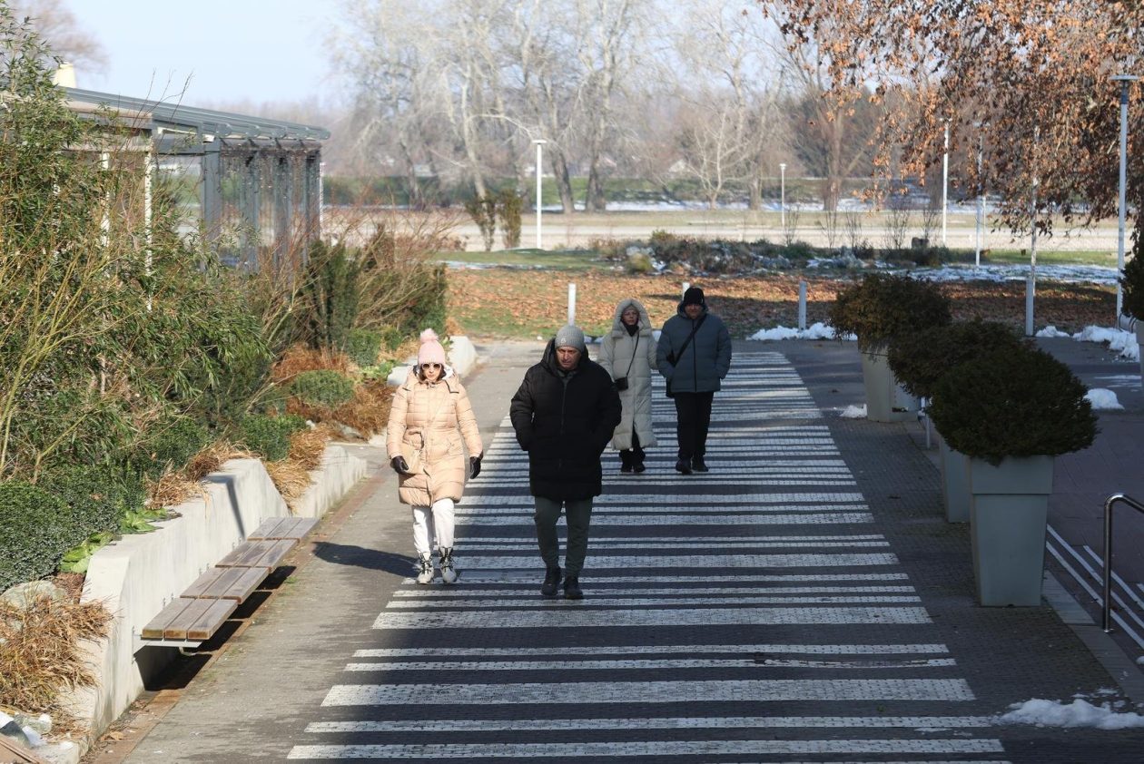 hladna zimska šetnja