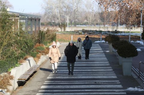 hladna zimska šetnja