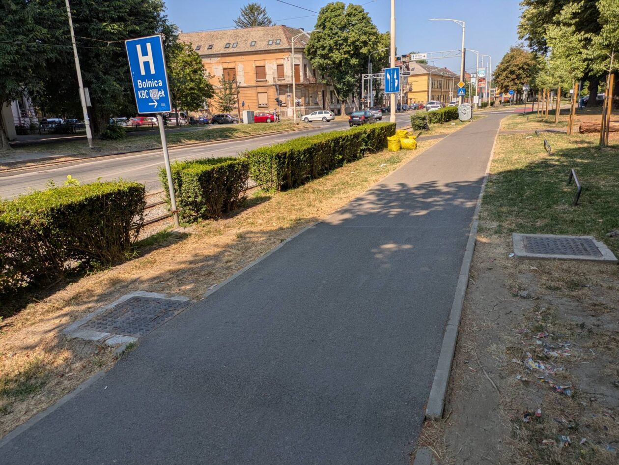 Biciklistička staza u Gupčevoj