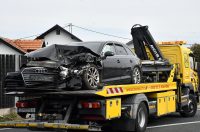 Slavonski Brod: U frontalnom sudaru kod graničnog prijelaza ozlijeđene su četiri osobe