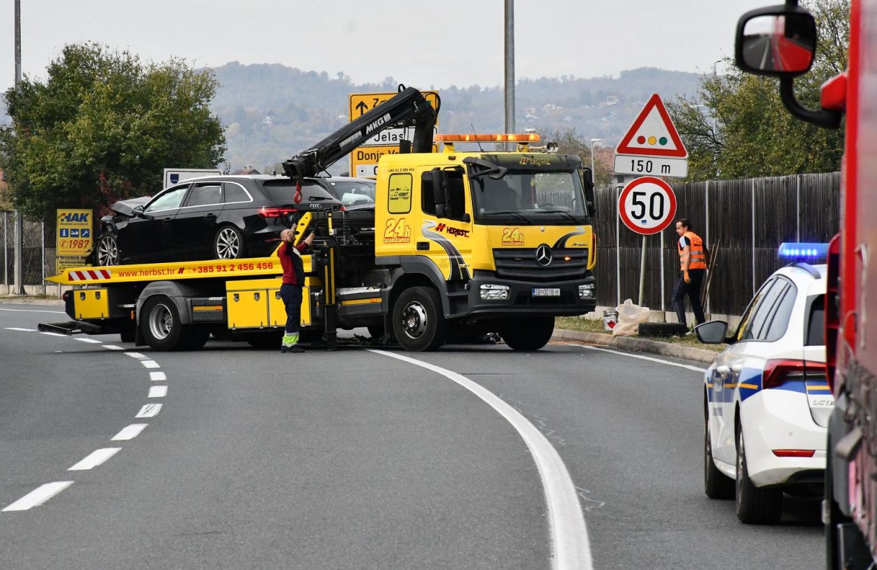 Slavonski Brod: U frontalnom sudaru kod graničnog prijelaza ozlijeđene su četiri osobe