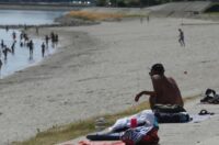 Osijek: Građani potražili osvježenje na Kopiki