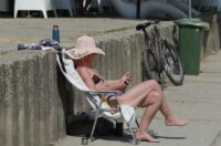 Osijek: Građani potražili osvježenje na Kopiki
