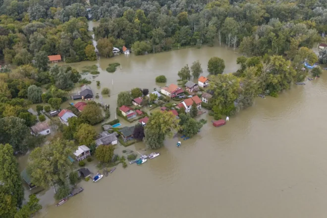Potopljeni Zeleni otok iz zraka
