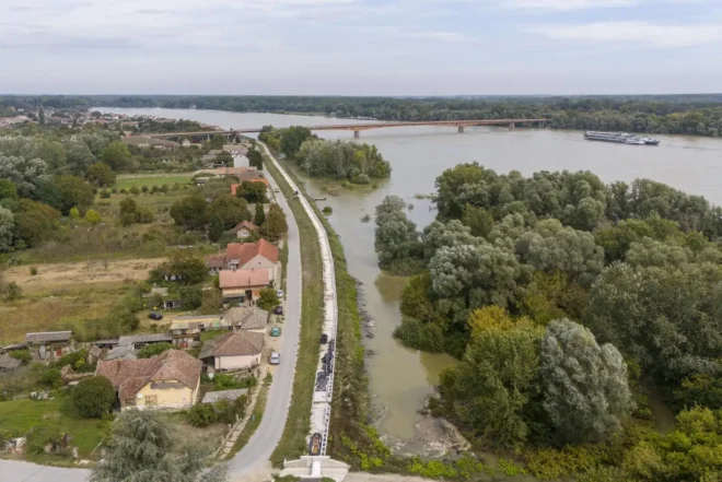 Potopljeni Zeleni otok iz zraka