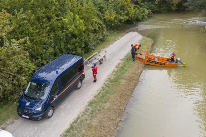 Potopljeni Zeleni otok iz zraka