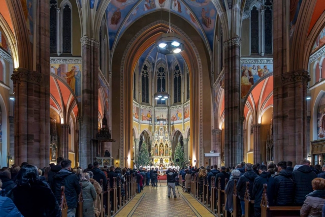 Misa polnoćka u konkatedrali 2024.