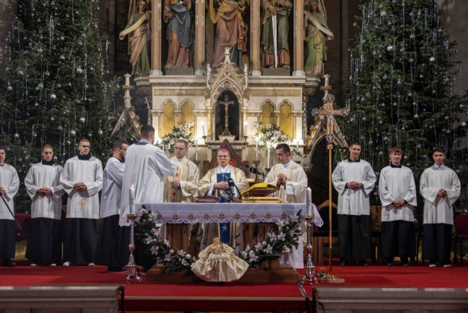 Misa polnoćka u konkatedrali 2024.