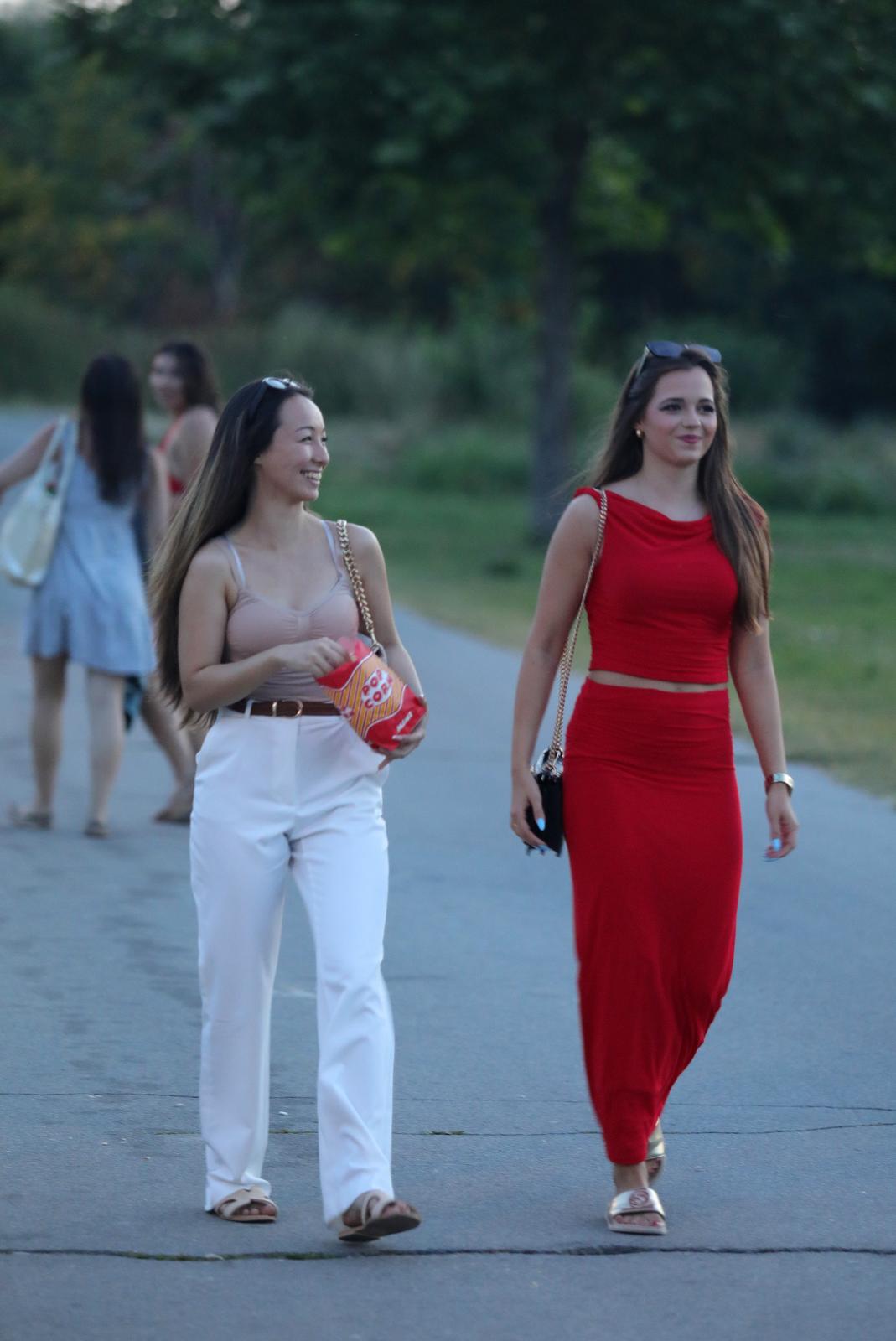 Legice i lege u šetnji u suton