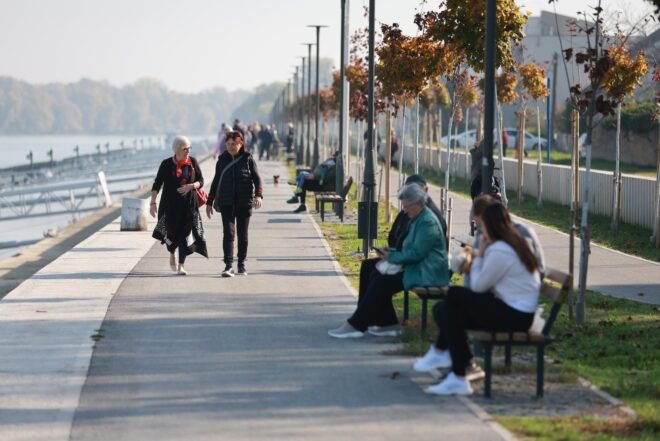 Osijek: Otvorenje nove dionice promenade kojom se spajaju Donji i Gornji grad šetnicom uz rijeku Dravu