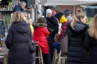 Osijek: Blagdan svetog Stjepana osječani iskoristili za štenju i druženje na obali Drave.