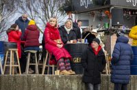 Osijek: Blagdan svetog Stjepana osječani iskoristili za štenju i druženje na obali Drave.