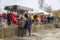 Osijek: Blagdan svetog Stjepana osječani iskoristili za štenju i druženje na obali Drave.
