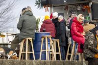 Osijek: Blagdan svetog Stjepana osječani iskoristili za štenju i druženje na obali Drave.