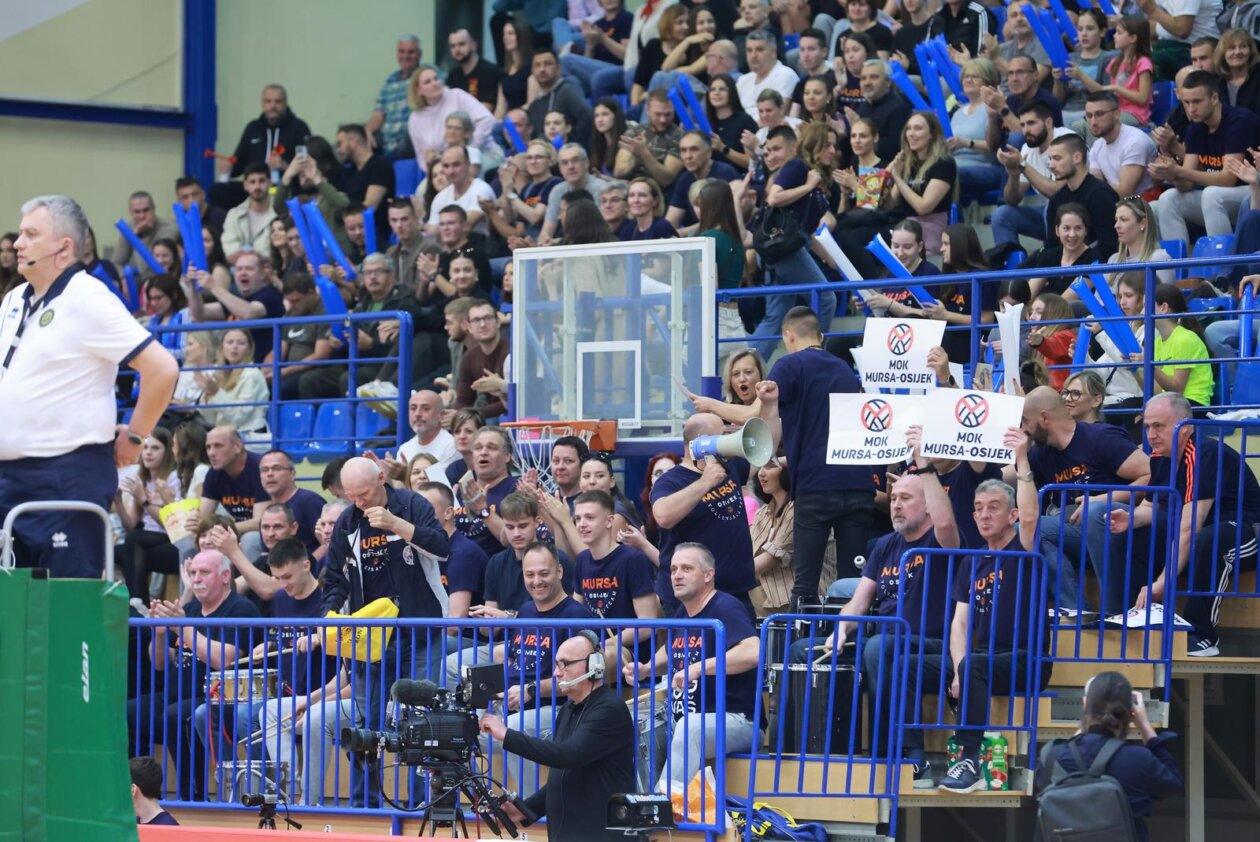 Osijek: Finale Prvenstva Hrvatske u odbojci između MOK Mursa i HAOK Mladost