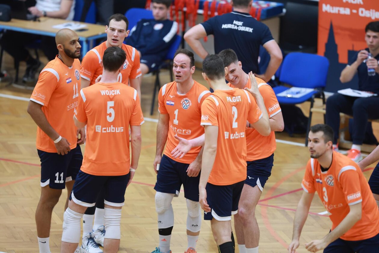 Osijek: Finale Prvenstva Hrvatske u odbojci između MOK Mursa i HAOK Mladost
