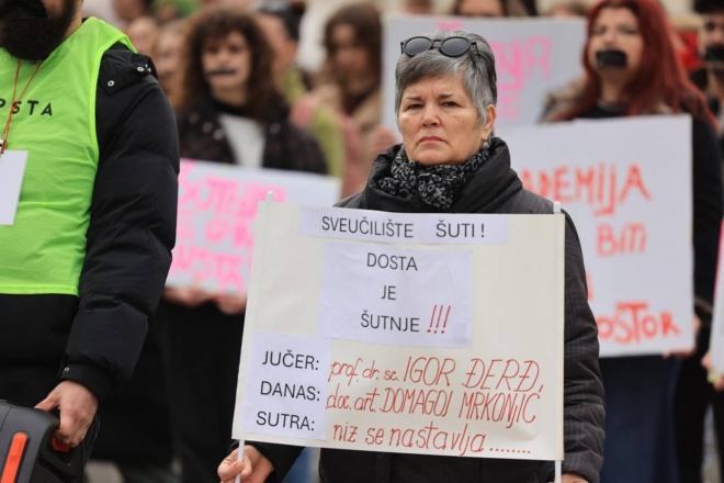 Prosvjed studenata Akademije za umjetnost i kulturu Prosvjed studenata Akademije za umjetnost i kulturu