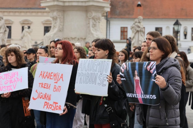 Prosvjed studenata Akademije za umjetnost i kulturu Prosvjed studenata Akademije za umjetnost i kulturu