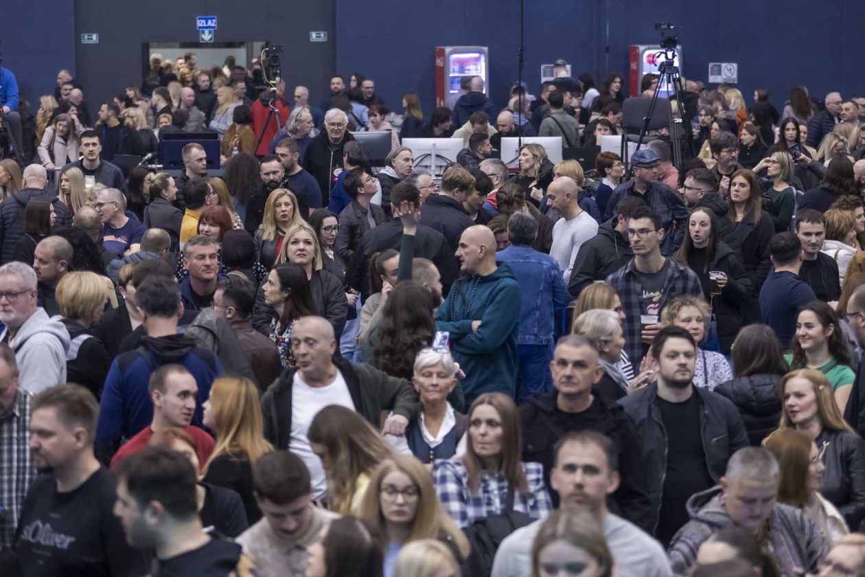 Parni valjak u dvorani Gradski vrt 2026. Parni valjak u dvorani Gradski vrt 2026.