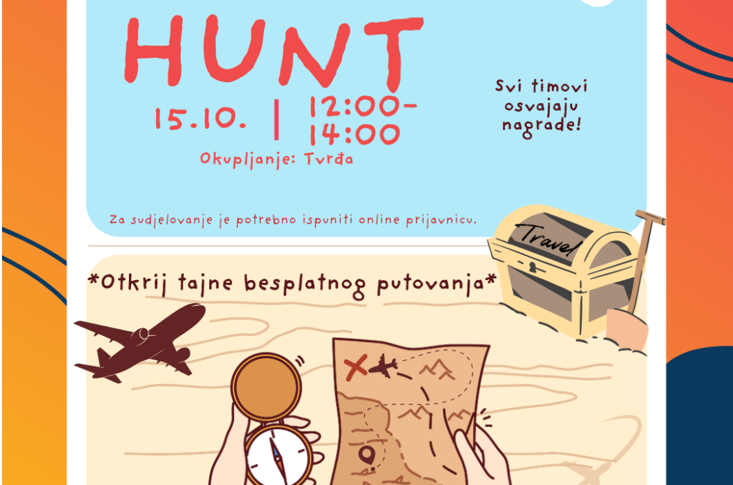 Treasure hunt vizual za društvene mreže