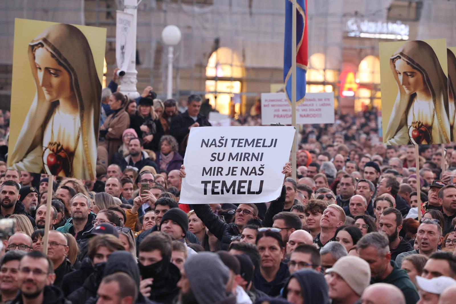 U Zagrebu veliki prosvjed protiv Covid potvrda