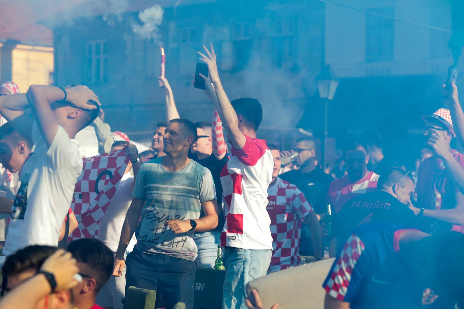 EURO 2020: Gledanje utakmice Hrvatska-Španjolska u Tvrđi