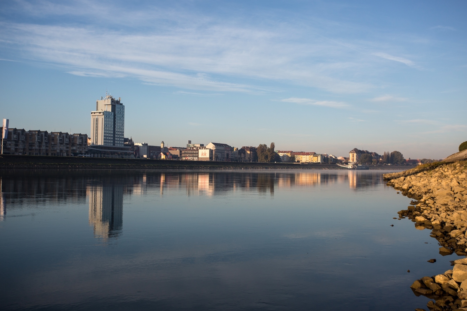 Čarobno jutro u gradu na Dravi