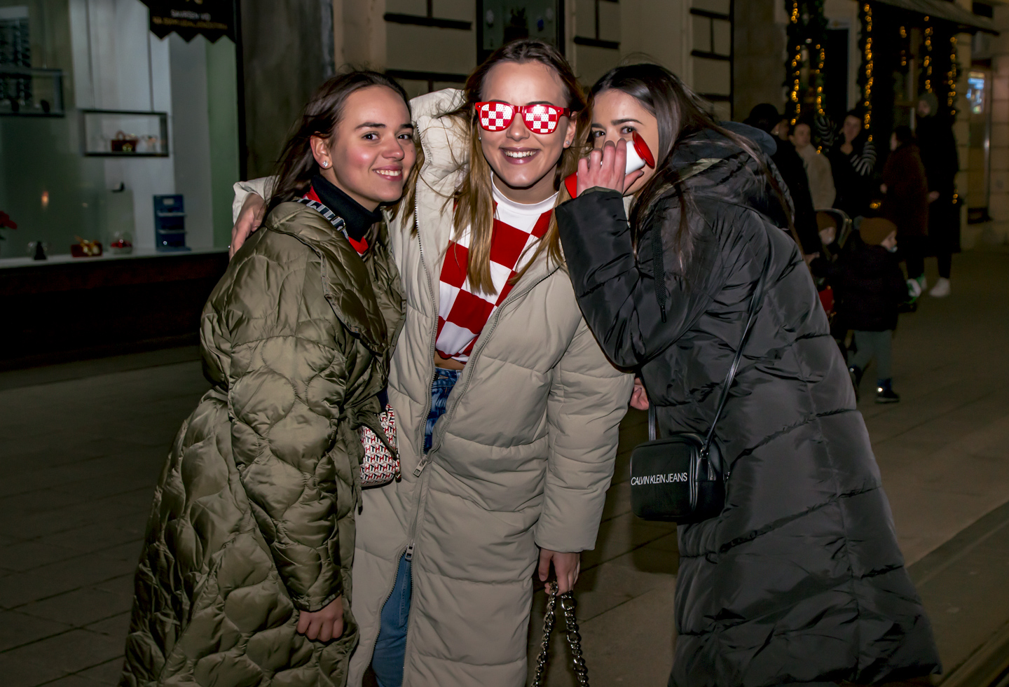 Slavlje nakon pobjede Hrvatske