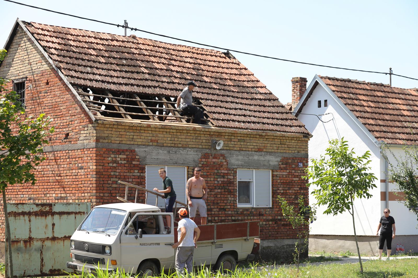 Nevrijeme u slavonskim selima