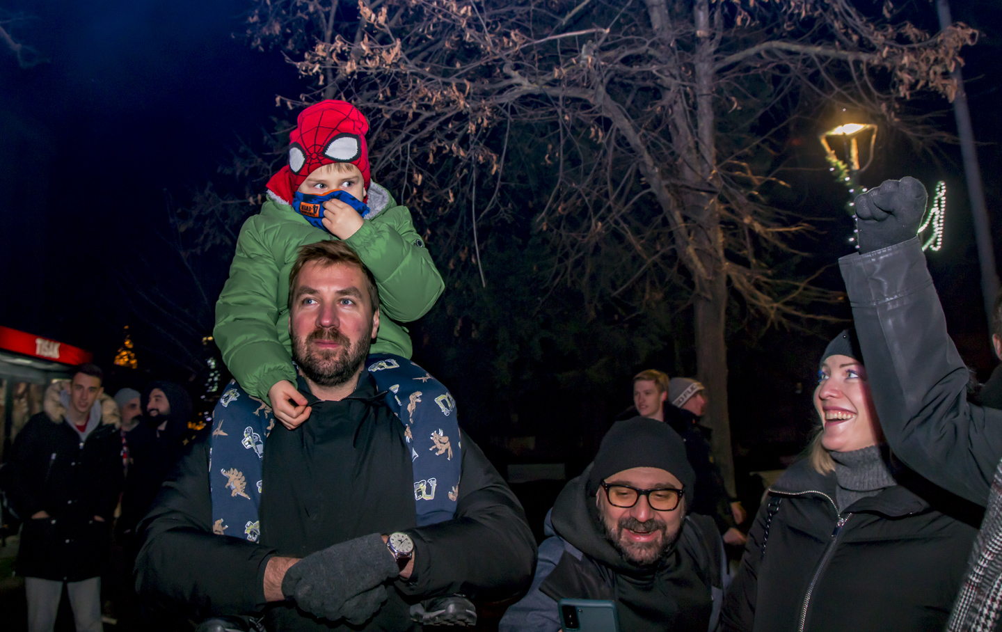 Slavlje nakon pobjede Hrvatske