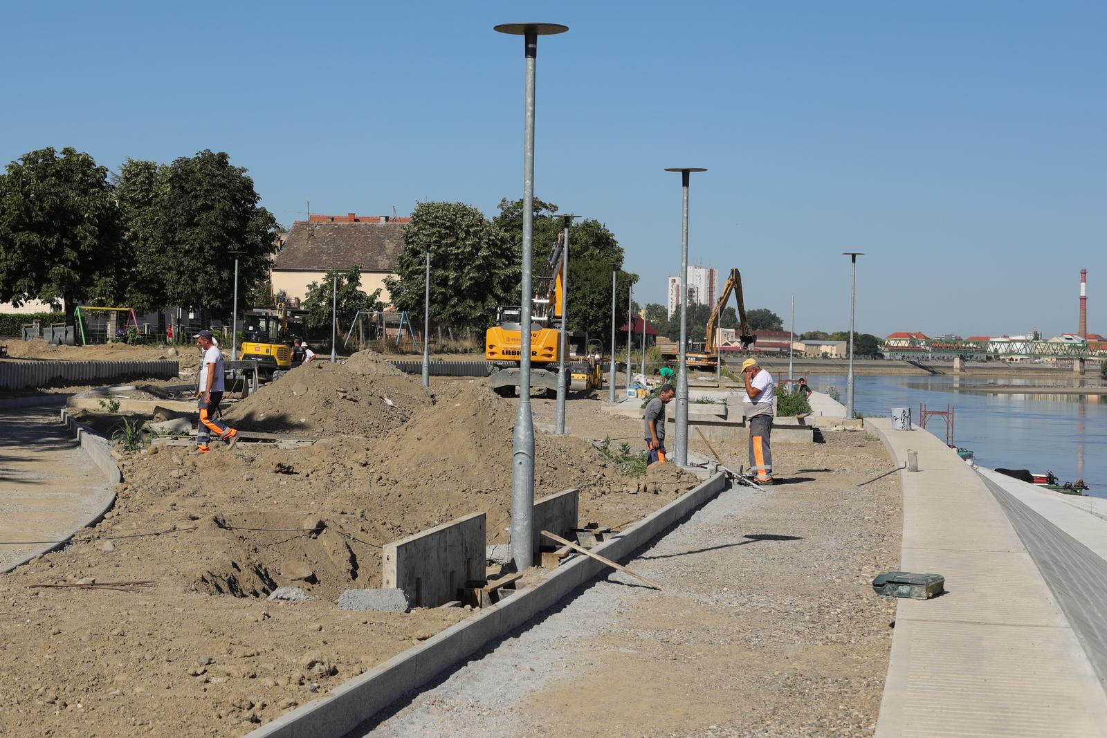 Radovi promenada Donji Grad