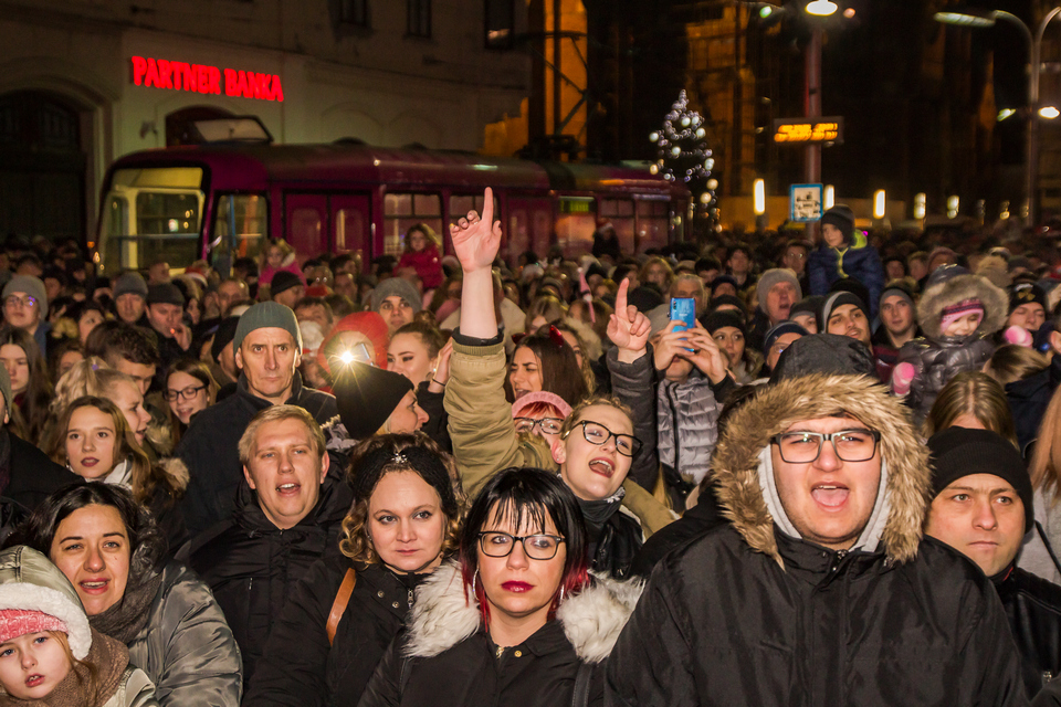 Doček Nove godine 2020. u Osijeku