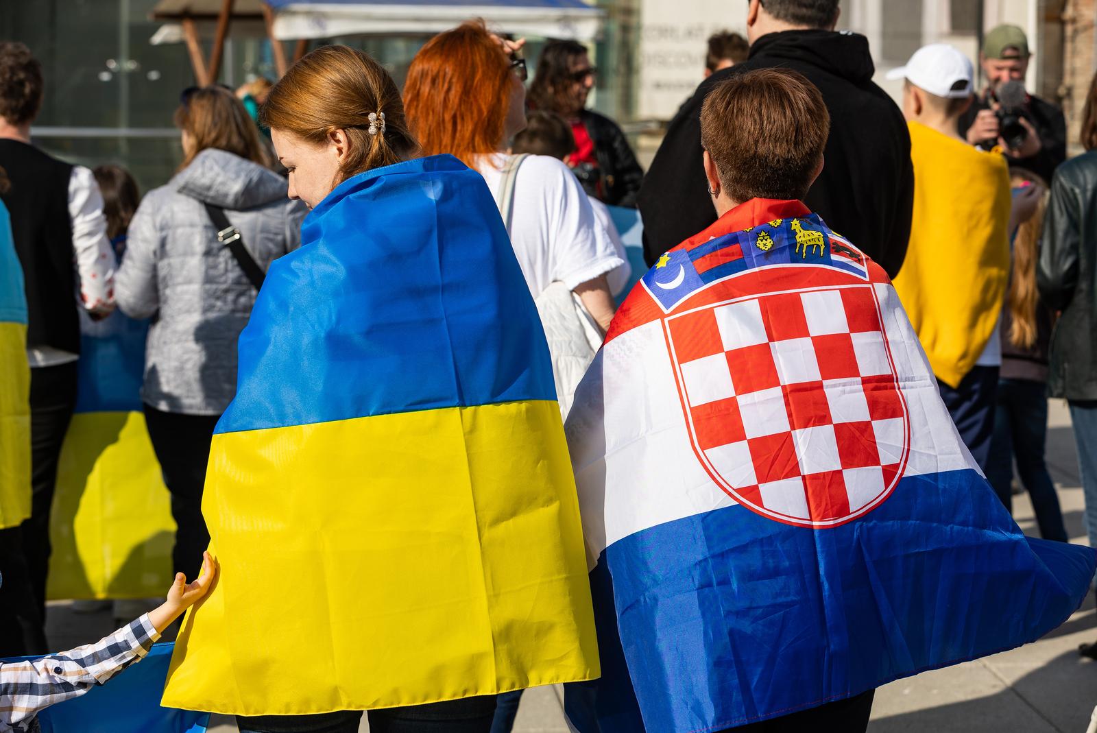 U Osijeku održan skup potpore Ukrajini