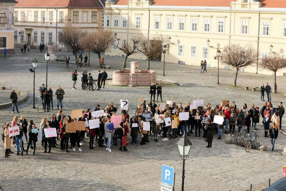 Prosvjedovali studenti Socijalnog rada, traže diplomski studij