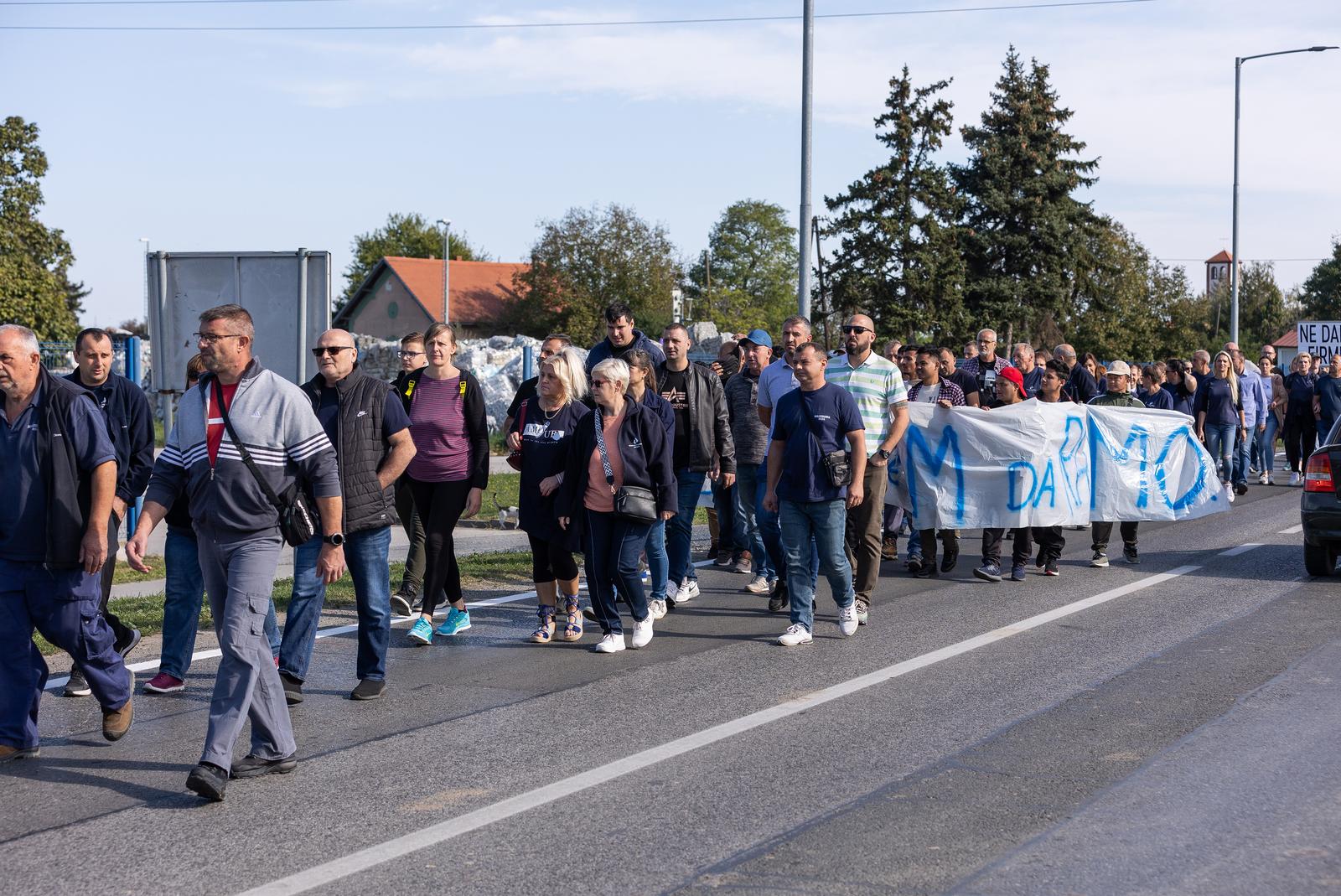 Prosvjed radnika Drave International