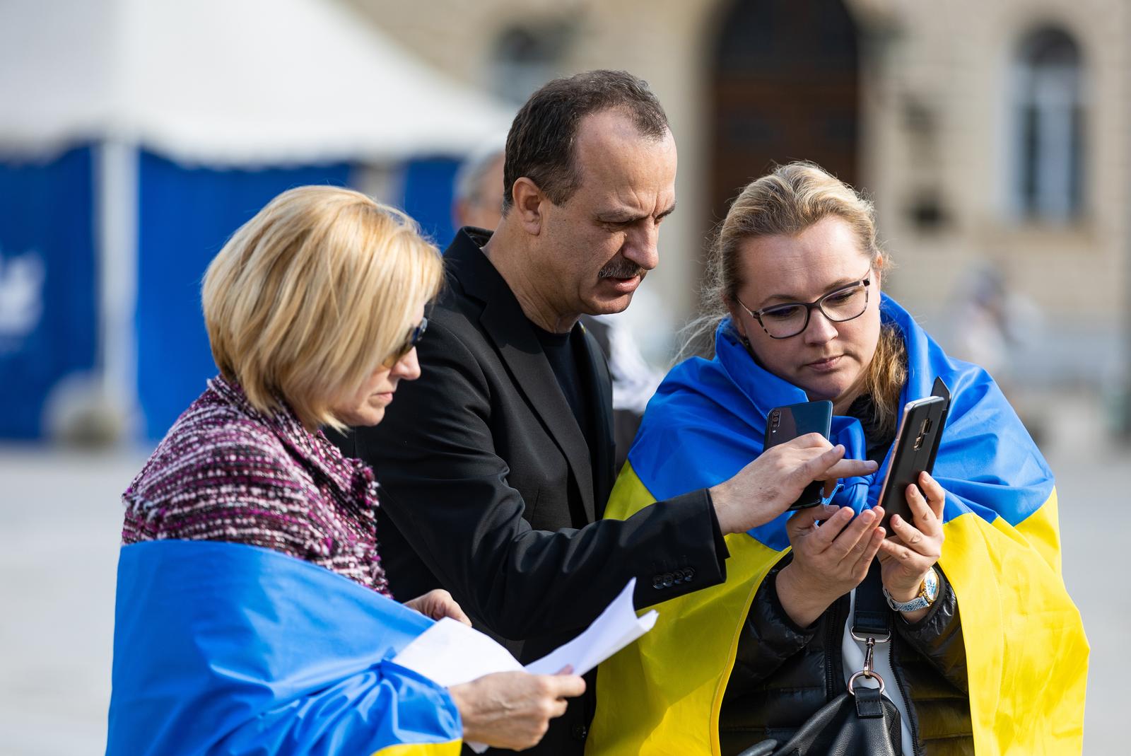 U Osijeku održan skup potpore Ukrajini