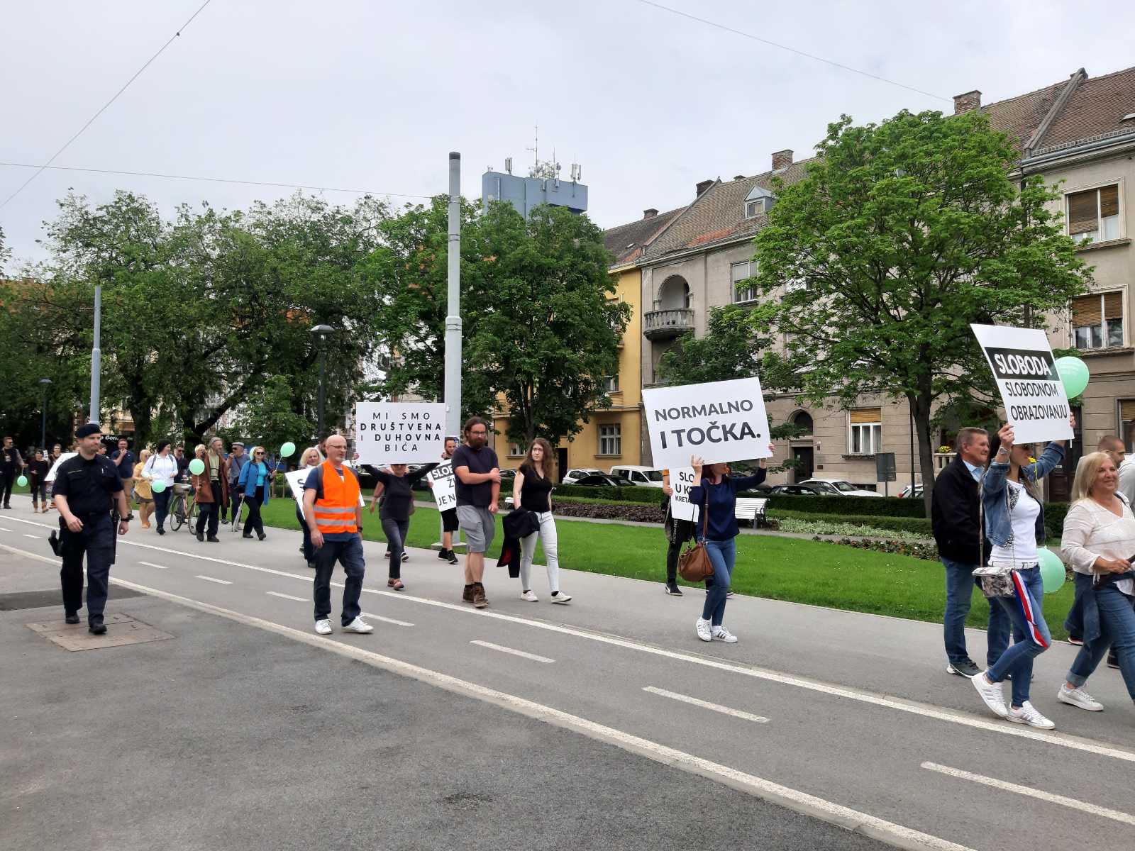 Svjetski prosvjed za slobodu u Osijeku