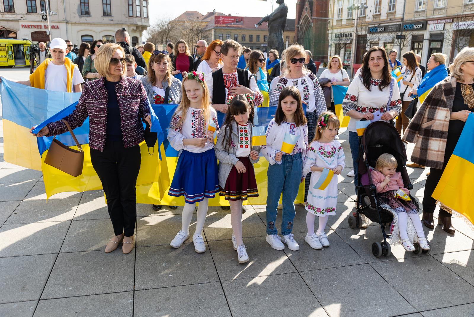 U Osijeku održan skup potpore Ukrajini