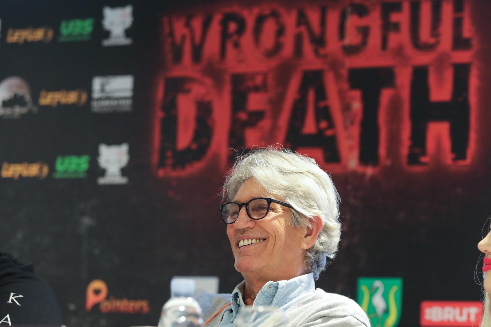 Konferencija za novinare povodom snimanja filma Wrongful Death u Belom Manastiru Konferencija za novinare povodom snimanja filma Wrongful Death u Belom Manastiru
