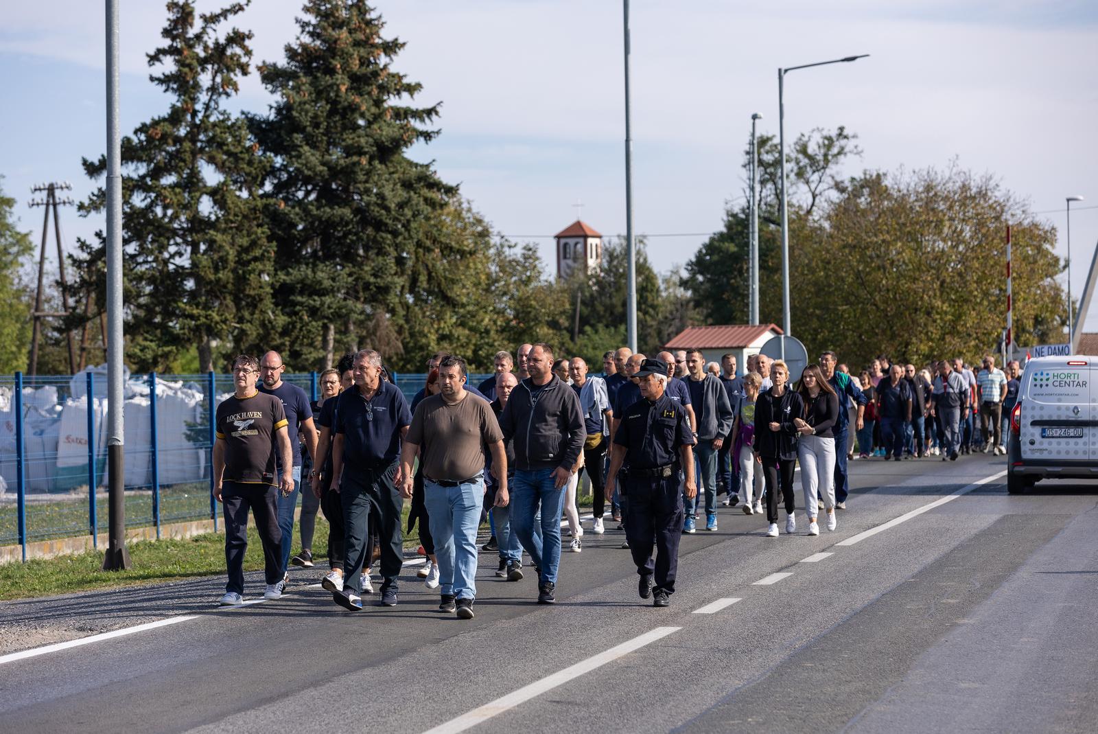 Prosvjed radnika Drave International