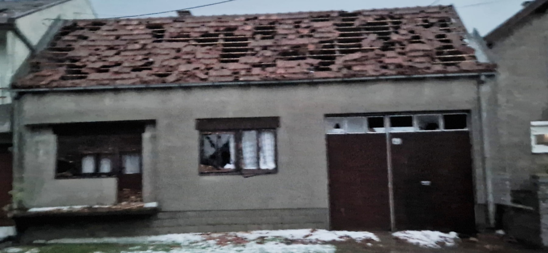 Bošnjaci kod Županje nakon nevremena