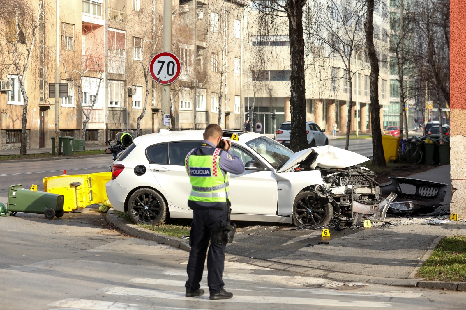 Prometna nesreća u Vukovarskoj ulici