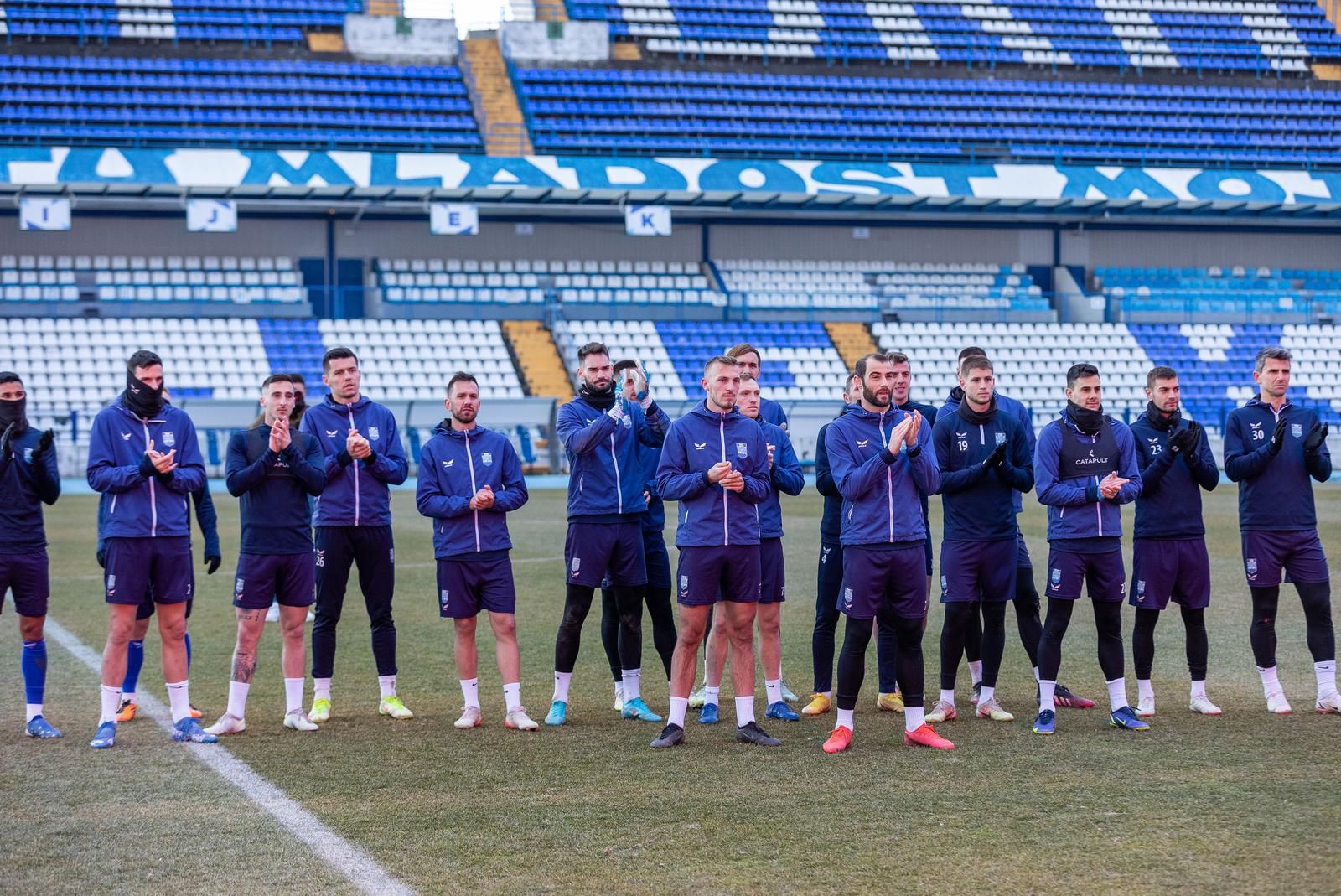 Kohorta na treningu Osijeka Kohorta na treningu Osijeka