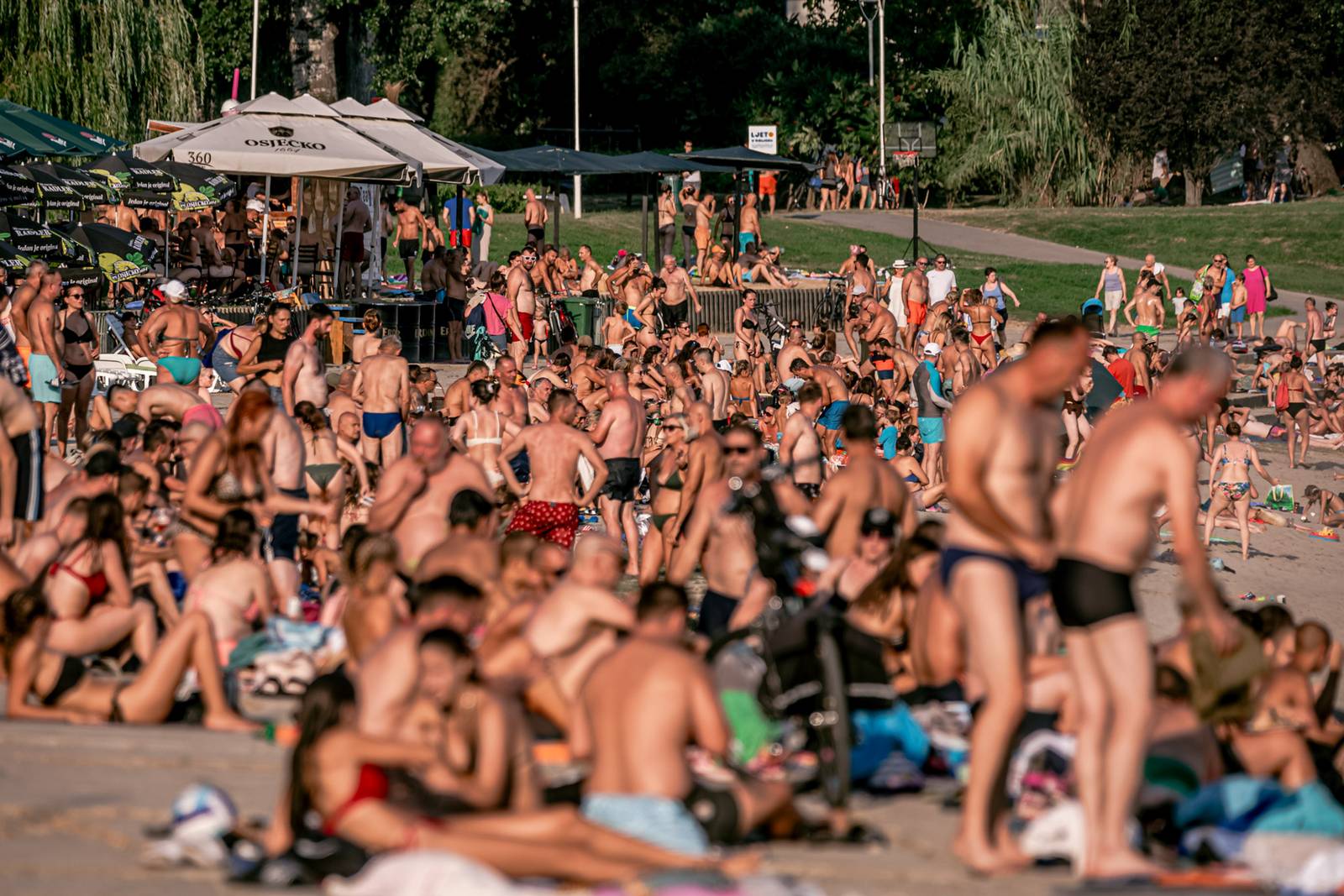 Osječani i ove nedjelje osvježenje potražili na Kopiki